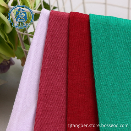 Tissu en jersey simple tricoté pour robe et sous-vêtements